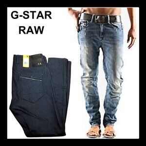 NWT G-STAR RAW New ocean loose fit tapered dark wash jeans